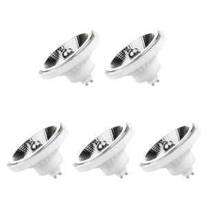 Spectrum GU10 LED Spot AR111 - 10 Watt - 230V - 1050 Lumen - 4000K Neutraal wit - Natuurlijk licht - Energiezuinig - 5 stuks