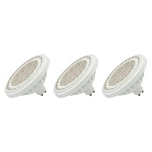 Spectrum GU10 LED Spot AR111 - 10 Watt - 230V - 1100 Lumen - 3000K Warm wit - Gezellig licht - Energiezuinig - 3 stuks