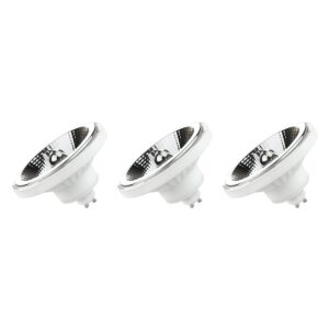 Spectrum GU10 LED Spot AR111 - 12 Watt - 230V - 1200 Lumen - 3000K Warm wit - Gezellig licht - Energiezuinig - 3 stuks