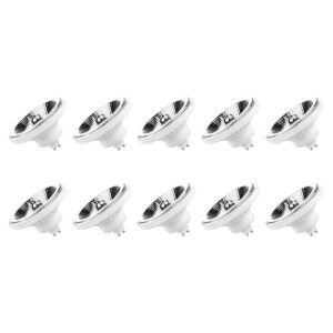 Spectrum GU10 LED Spot AR111 - 12 Watt - 230V - 1200 Lumen - 4000K Neutraal wit - Natuurlijk licht - Energiezuinig - 10 stuks