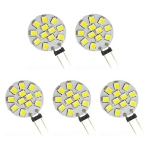Spectrum LED Insteeklampje G4 1.2W - 12V - 160 Lumen - 6000K Koud wit - Helder daglicht - Energiezuinig - 5 stuks
