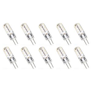 Spectrum LED Insteeklampje G4 1.5W - 12V - 110 Lumen - 6000K Koud wit - Helder daglicht - Energiezuinig - 10 stuks