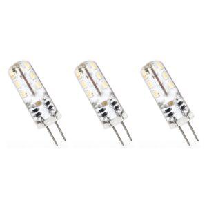 Spectrum LED Insteeklampje G4 1.5W - 12V - 110 Lumen - 6000K Koud wit - Helder daglicht - Energiezuinig - 3 stuks