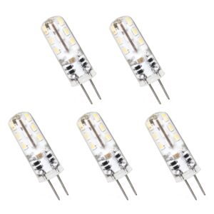 Spectrum LED Insteeklampje G4 1.5W - 12V - 95 Lumen - 3000K Warm wit - Gezellig licht - Energiezuinig - 5 stuks