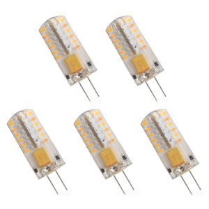 Spectrum LED Insteeklampje G4 2W - 12V - 165 Lumen - 3000K Warm wit - Gezellig licht - Energiezuinig - 5 stuks