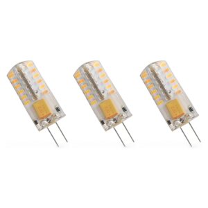 Spectrum LED Insteeklampje G4 2W - 12V - 175 Lumen - 6000K Koud wit - Helder daglicht - Energiezuinig - 3 stuks