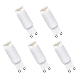 Spectrum LED Insteeklampje G9 2.5W - 230V - 210 Lumen - 6000K Koud wit - Helder daglicht - Energiezuinig - 5 stuks