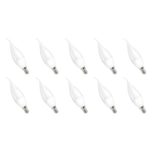 Spectrum LED Kaarslamp E14 4W - 230V - 340 Lumen - 4000K Neutraal Wit - Natuurlijk Licht - Energiezuinig - 10 stuks