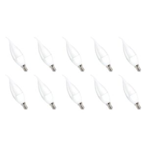 Spectrum LED Kaarslamp E14 8W - 230V - 710 Lumen - 3000K Warm wit - Gezellig licht - Energiezuinig - 10 stuks