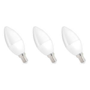 Spectrum LED Kaarslamp E14 8W - 230V - 710 Lumen - 6000K Koud wit - Helder daglicht - Energiezuinig - 3 stuks