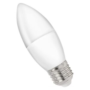 Spectrum LED Kaarslamp E27 1W - 230V - 100 Lumen - 6000K Koud wit - Helder daglicht - Energiezuinig
