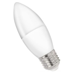 Spectrum LED Kaarslamp E27 1W - 230V - 90 Lumen - 4000K Neutraal Wit - Natuurlijk Licht - Energiezuinig