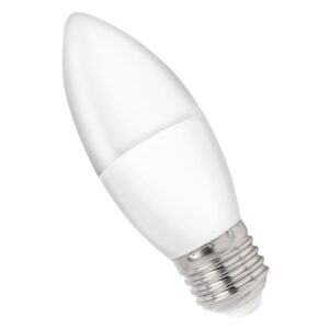 Spectrum LED Kaarslamp E27 4W - 230V - 340 Lumen - 6000K Koud wit - Helder daglicht - Energiezuinig