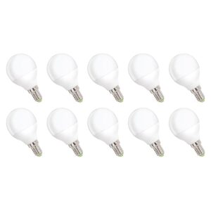 Spectrum LED Kogellamp E14 4W - 230V - 340 Lumen - 4000K Neutraal Wit - Natuurlijk Licht - Energiezuinig - 10 stuks