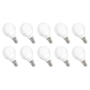 Spectrum LED Kogellamp E14 4W - 230V - 340 Lumen - 6000K Koud wit - Helder daglicht - Energiezuinig - 10 stuks