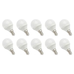 Spectrum LED Kogellamp E14 6W - 230V - 520 Lumen - 3000K Warm wit - Gezellig licht - Energiezuinig - 10 stuks