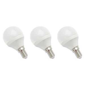 Spectrum LED Kogellamp E14 6W - 230V - 540 Lumen - 4000K Neutraal Wit - Natuurlijk Licht - Energiezuinig - 3 stuks