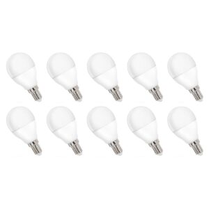 Spectrum LED Kogellamp E14 8W - 230V - 710 Lumen - 3000K Warm wit - Gezellig licht - Energiezuinig - 10 stuks