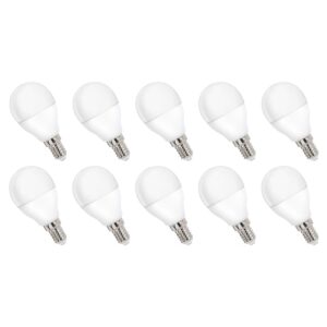 Spectrum LED Kogellamp E14 8W - 230V - 730 Lumen - 4000K Neutraal Wit - Natuurlijk Licht - Energiezuinig - 10 stuks