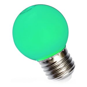 Spectrum LED Kogellamp E27 1W - 230V - 120 Lumen - Energiezuinig - Groen licht