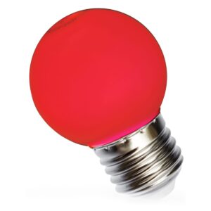 Spectrum LED Kogellamp E27 1W - 230V - 120 Lumen - Energiezuinig - Rood licht