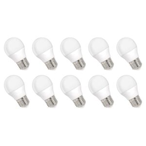 Spectrum LED Kogellamp E27 1W - 230V - 90 Lumen - 4000K Neutraal Wit - Natuurlijk Licht - Energiezuinig - 10 stuks