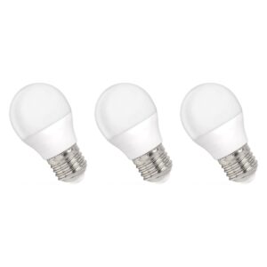 Spectrum LED Kogellamp E27 1W - 230V - 90 Lumen - 6000K Koud wit - Helder daglicht - Energiezuinig - 3 stuks