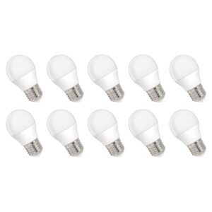 Spectrum LED Kogellamp E27 4W - 230V - 320 Lumen - 3000K Warm wit - Gezellig licht - Energiezuinig - 10 stuks