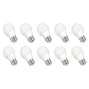 Spectrum LED Kogellamp E27 4W - 230V - 340 Lumen - 4000K Neutraal Wit - Natuurlijk Licht - Energiezuinig - 10 stuks