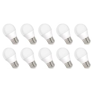 Spectrum LED Kogellamp E27 4W - 230V - 340 Lumen - 6000K Koud wit - Helder daglicht - Energiezuinig - 10 stuks