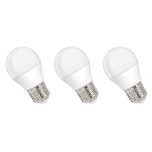 Spectrum LED Kogellamp E27 4W - 230V - 340 Lumen - 6000K Koud wit - Helder daglicht - Energiezuinig - 3 stuks