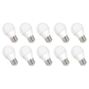 Spectrum LED Kogellamp E27 6W - 230V - 520 Lumen - 3000K Warm wit - Gezellig licht - Energiezuinig - 10 stuks