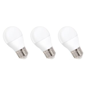 Spectrum LED Kogellamp E27 8W - 230V - 710 Lumen - 3000K Warm wit - Gezellig licht - Energiezuinig - 3 stuks