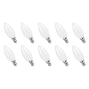 Spectrum LED Lamp E14 1W 230V - 110 Lumen - 4000K Neutraal wit - Natuurlijk licht - Energiezuinig - 10 stuks