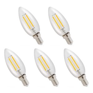 Spectrum LED Lamp E14 1W 230V - 120 Lumen - 4000K Neutraal wit - Natuurlijk licht - Energiezuinig - 5 stuks