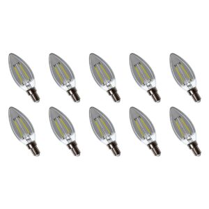 Spectrum LED Lamp E14 2.5W 230V - 150 Lumen - 4000K Neutraal wit - Natuurlijk licht - Energiezuinig - 10 stuks