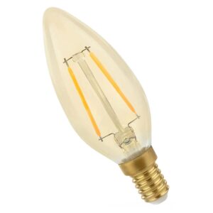Spectrum LED Lamp E14 2W 230V - 260 Lumen - 2400K Warm wit - Gezellig licht - Energiezuinig