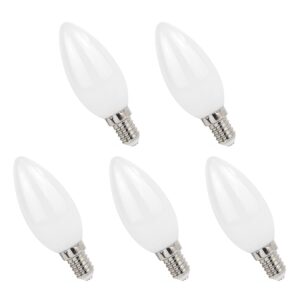 Spectrum LED Lamp E14 4W 230V - 400 Lumen - 2700K Warm wit - Gezellig licht - Energiezuinig - 5 stuks