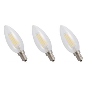 Spectrum LED Lamp E14 4W 230V - 460 Lumen - 4000K Neutraal wit - Natuurlijk licht - Energiezuinig - 3 stuks