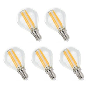 Spectrum LED Lamp E14 4W 230V - 500 Lumen - 2700K Warm wit - Gezellig licht - Energiezuinig - 5 stuks