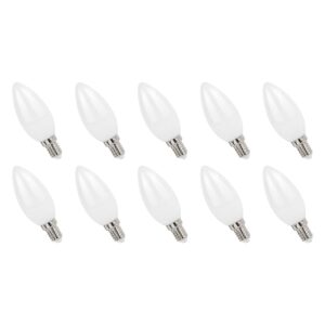Spectrum LED Lamp E14 5.5W 230V - 650 Lumen - 4000K Neutraal wit - Natuurlijk licht - Energiezuinig - 10 stuks