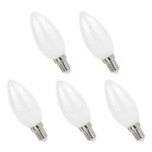 Spectrum LED Lamp E14 5.5W 230V - 650 Lumen - 4000K Neutraal wit - Natuurlijk licht - Energiezuinig - 5 stuks