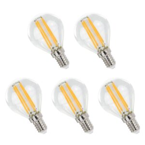 Spectrum LED Lamp E14 5.5W 230V - 700 Lumen - 4000K Neutraal wit - Natuurlijk licht - Energiezuinig - 5 stuks