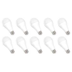 Spectrum LED Lamp E27 15W - 230V - 1600 Lumen - 6000K Koud wit - Helder daglicht - Energiezuinig - 10 stuks
