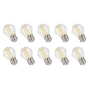 Spectrum LED Lamp E27 1W 230V - 100 Lumen - 2700K Warm wit - Gezellig licht - Energiezuinig - 10 stuks