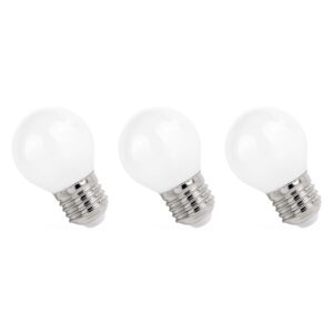 Spectrum LED Lamp E27 1W 230V - 90 Lumen - 2700K Warm wit - Gezellig licht - Energiezuinig - 3 stuks