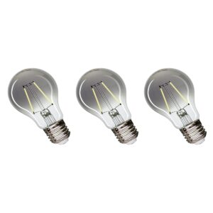 Spectrum LED Lamp E27 2W 230V - 150 Lumen - 4000K Neutraal wit - Natuurlijk licht - Energiezuinig - 3 stuks