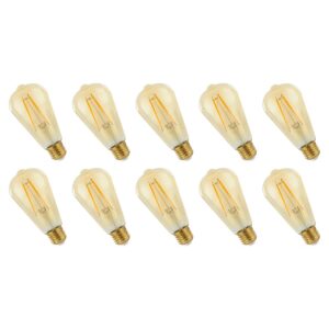 Spectrum LED Lamp E27 4.9W 230V - 490 Lumen - 2400K Warm wit - Gezellig licht - Energiezuinig - 10 stuks