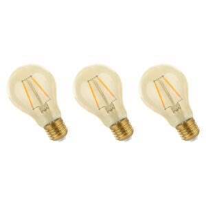 Spectrum LED Lamp E27 4.9W 230V - 490 Lumen - 2400K Warm wit - Gezellig licht - Energiezuinig - 3 stuks