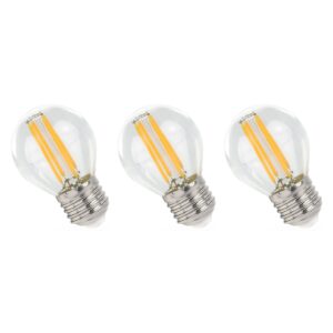 Spectrum LED Lamp E27 4W 230V - 500 Lumen - 2700K Warm wit - Gezellig licht - Energiezuinig - 3 stuks